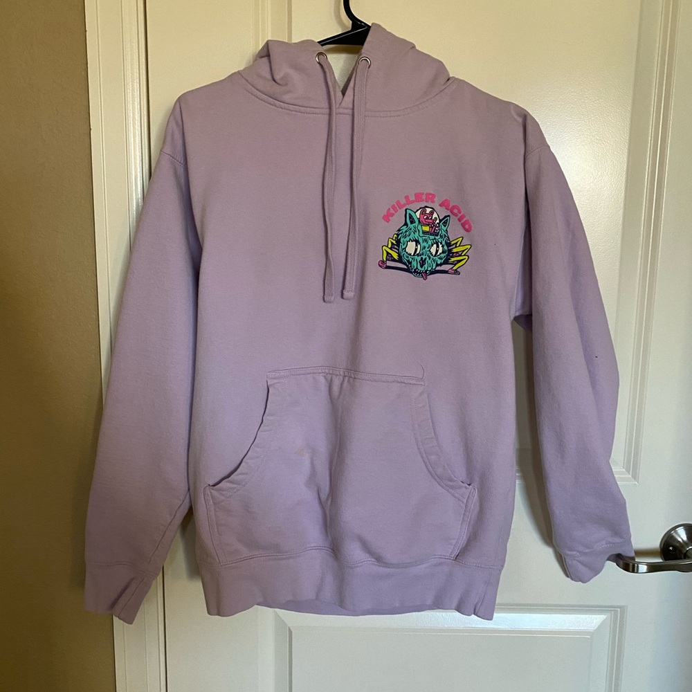 Killer acid purple space invasion hoodie
